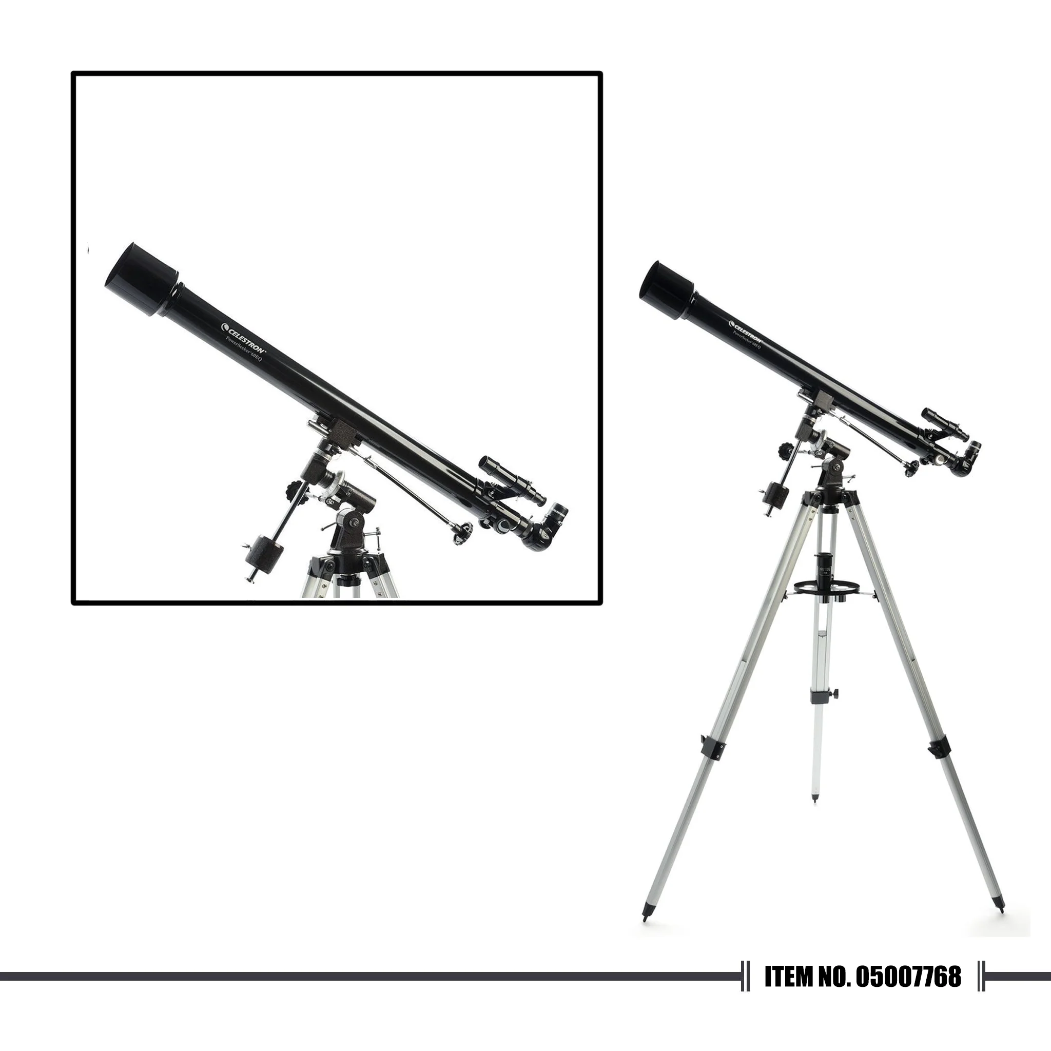 21043 Celestron Telescope Powerseeker 60EQ