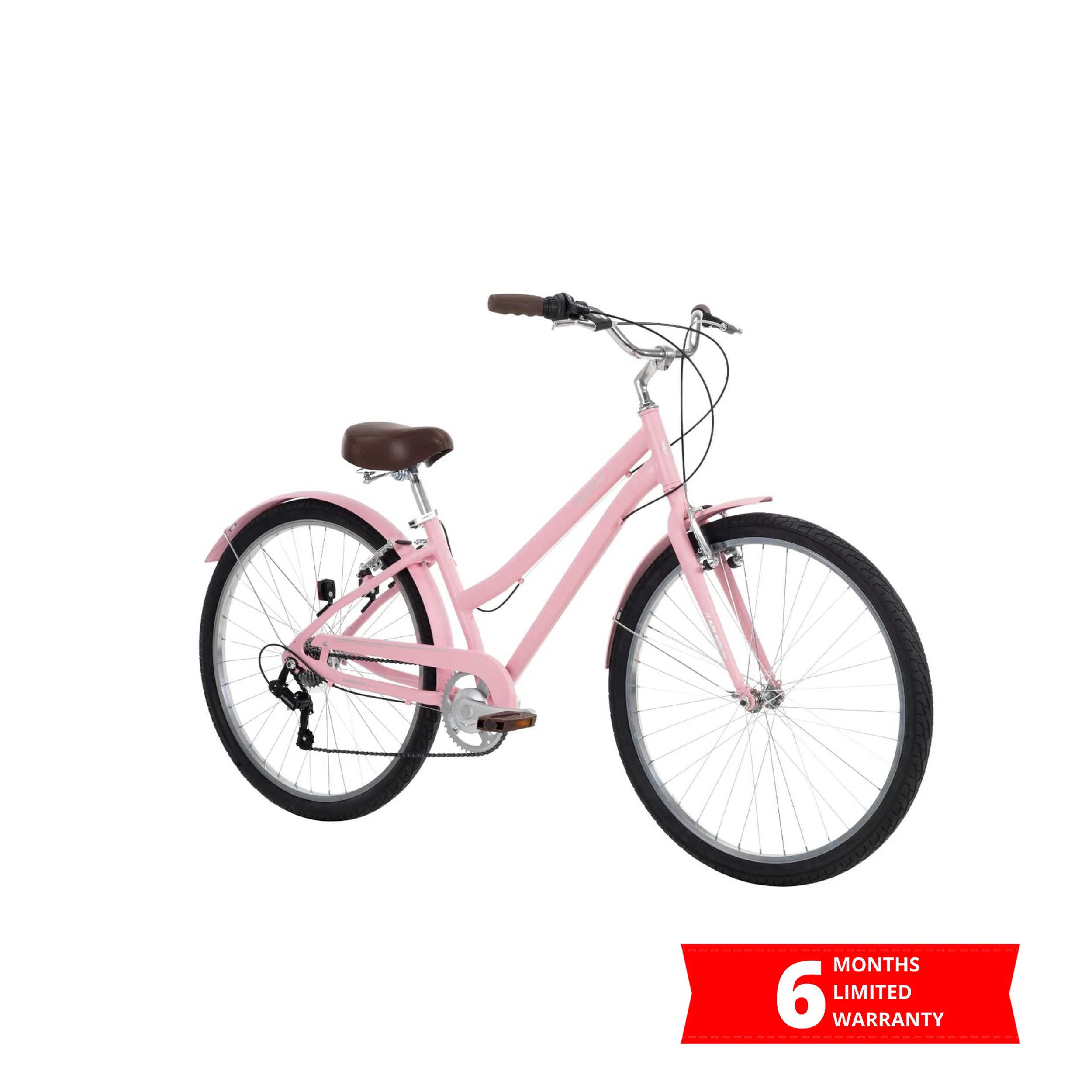 [☀️ HUFFY SUMMER PROMO 🚲] 26770 Sienna 27.5inch 7-Speed Comfort Bike - Pink - Image 3