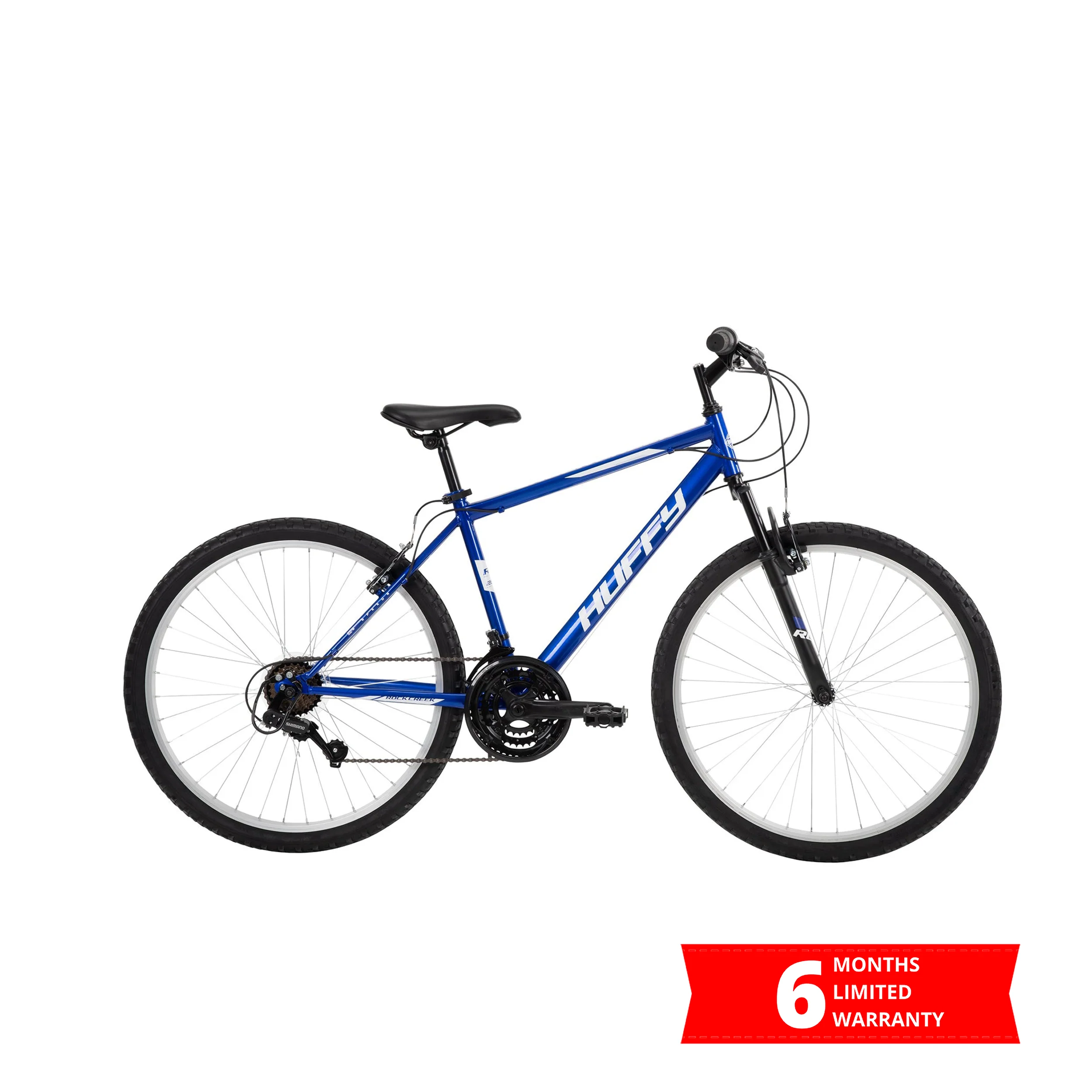 [☀️ HUFFY SUMMER PROMO 🚲] 56301P7 Rock Creek 26Inch 18-Speed Mountain Bike - Blue - Image 3