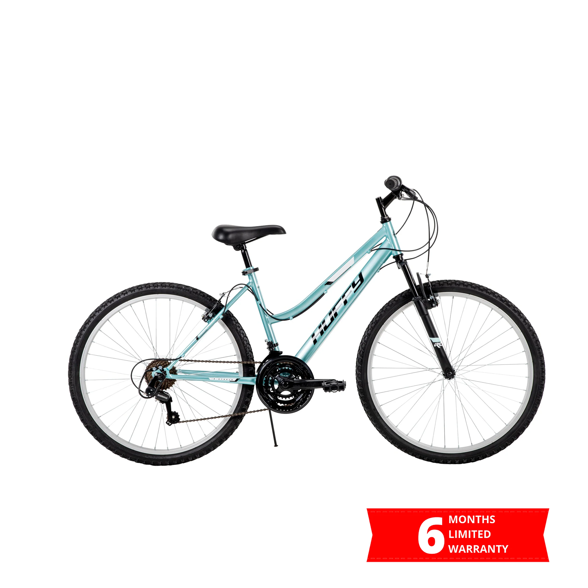 [☀️ HUFFY SUMMER PROMO 🚲] 56319P7 Rock Creek 26Inch 18-Speed Mountain Bike - Teal - Image 3