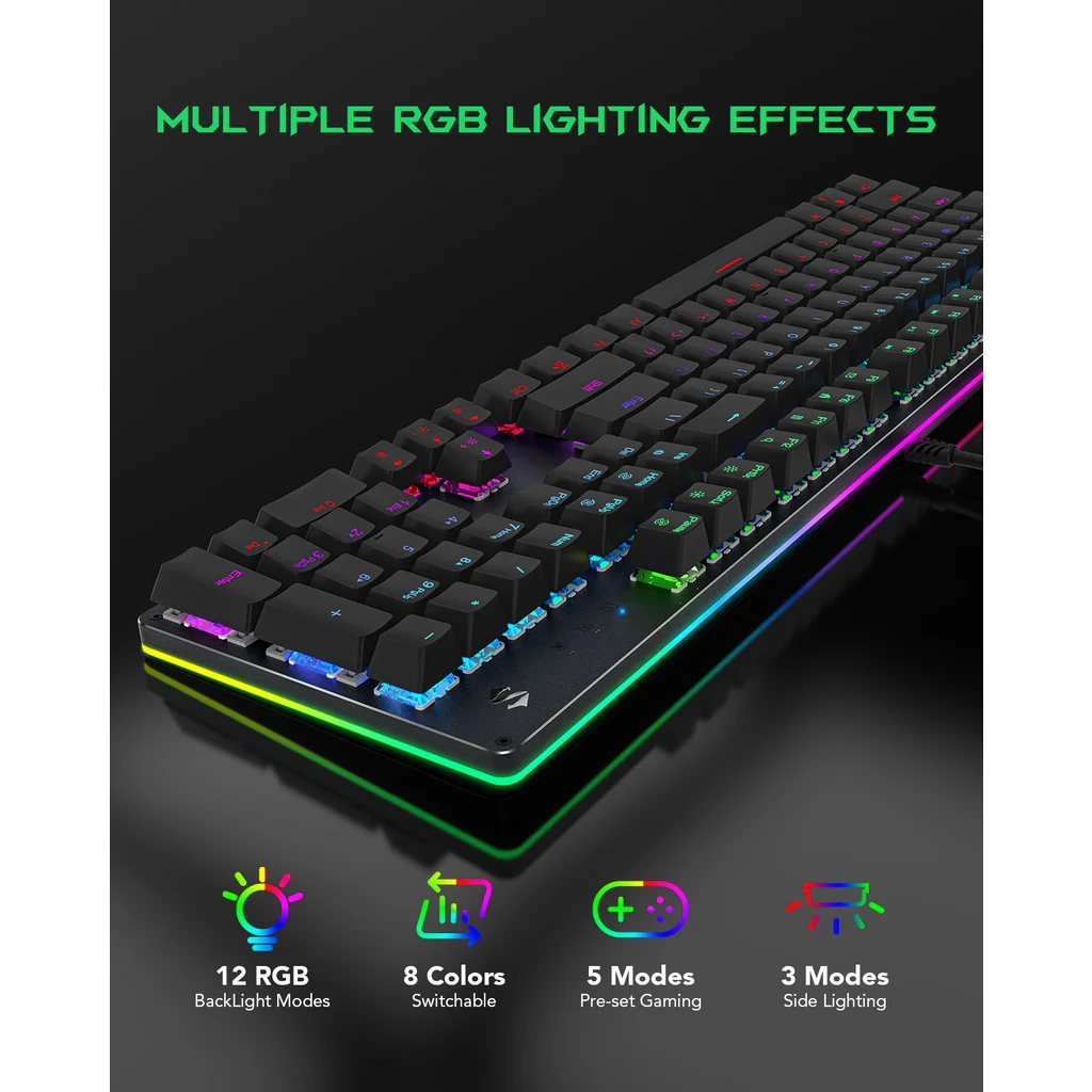 Black Shark Sixgill K2 Keyboard - Image 3