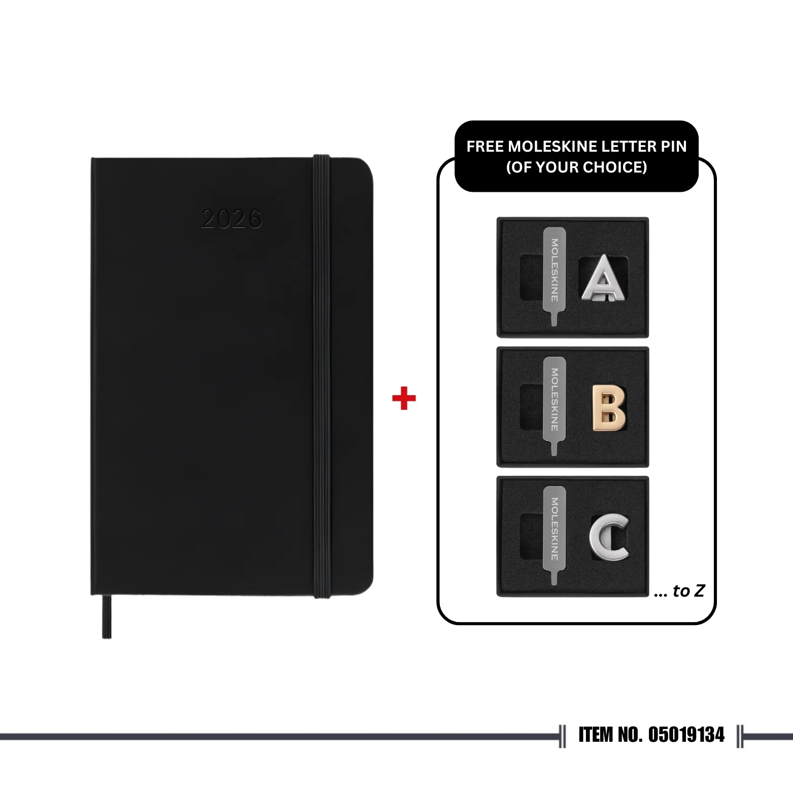 [🎁 Surprise Deal ✨] Moleskine Classic Notebook 2026 Pocket Weekly, 12-Month