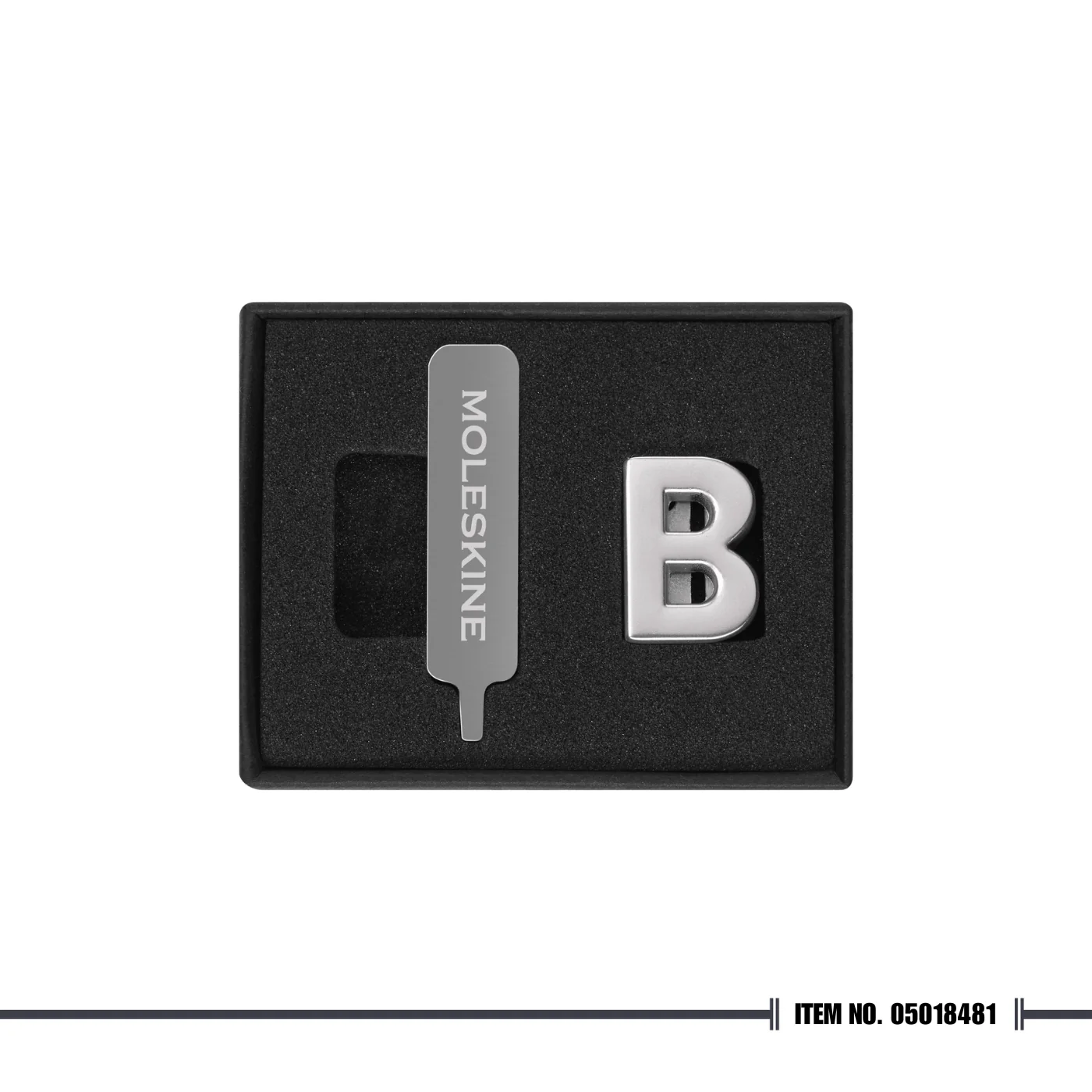 Moleskine Letter Pins - Silver - Image 2