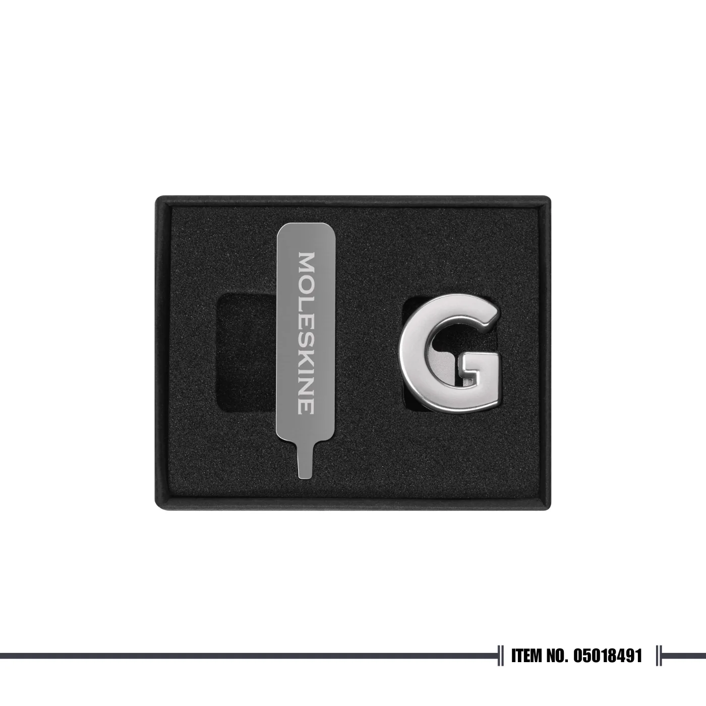 Moleskine Letter Pins - Silver - Image 7