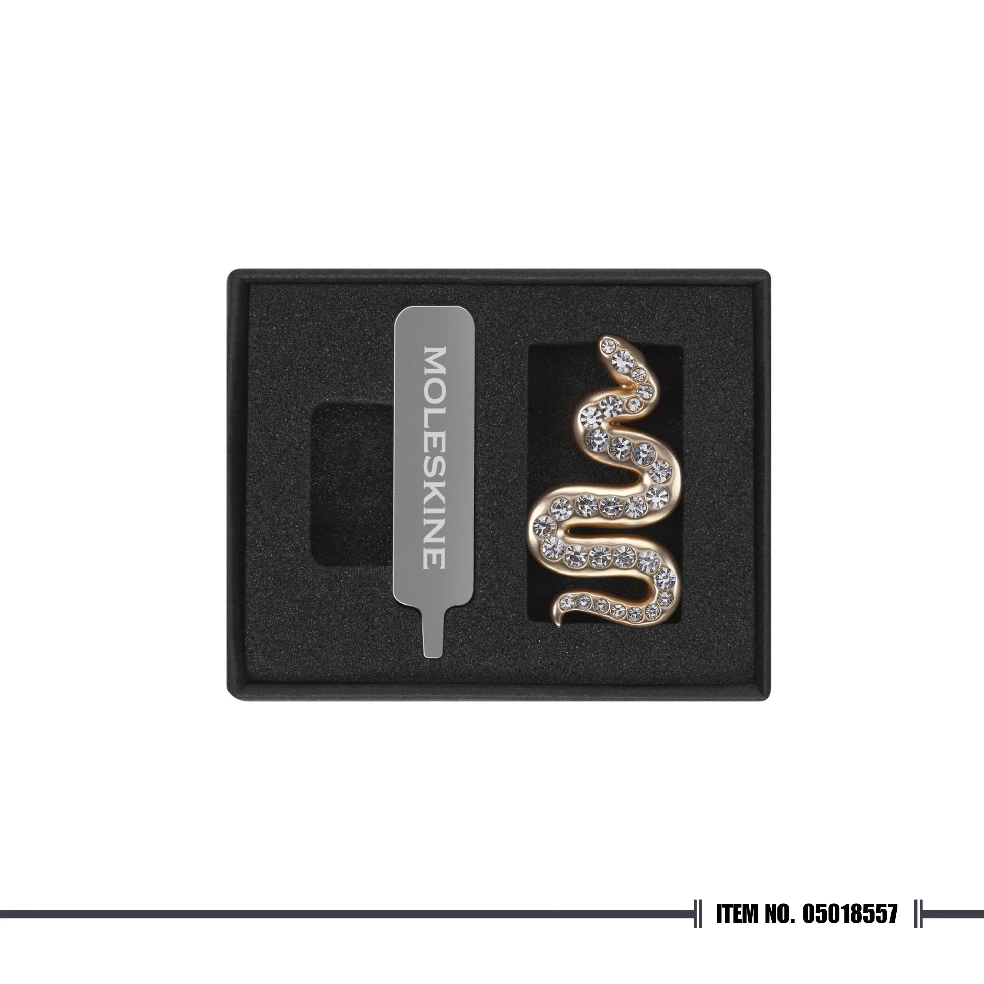 Moleskine Year of the Snake Crystal Pin