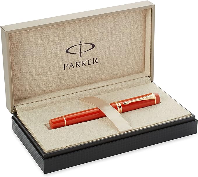 Parker Duofold14 Centennial Big Red Gold Trim FP Fine - Image 2