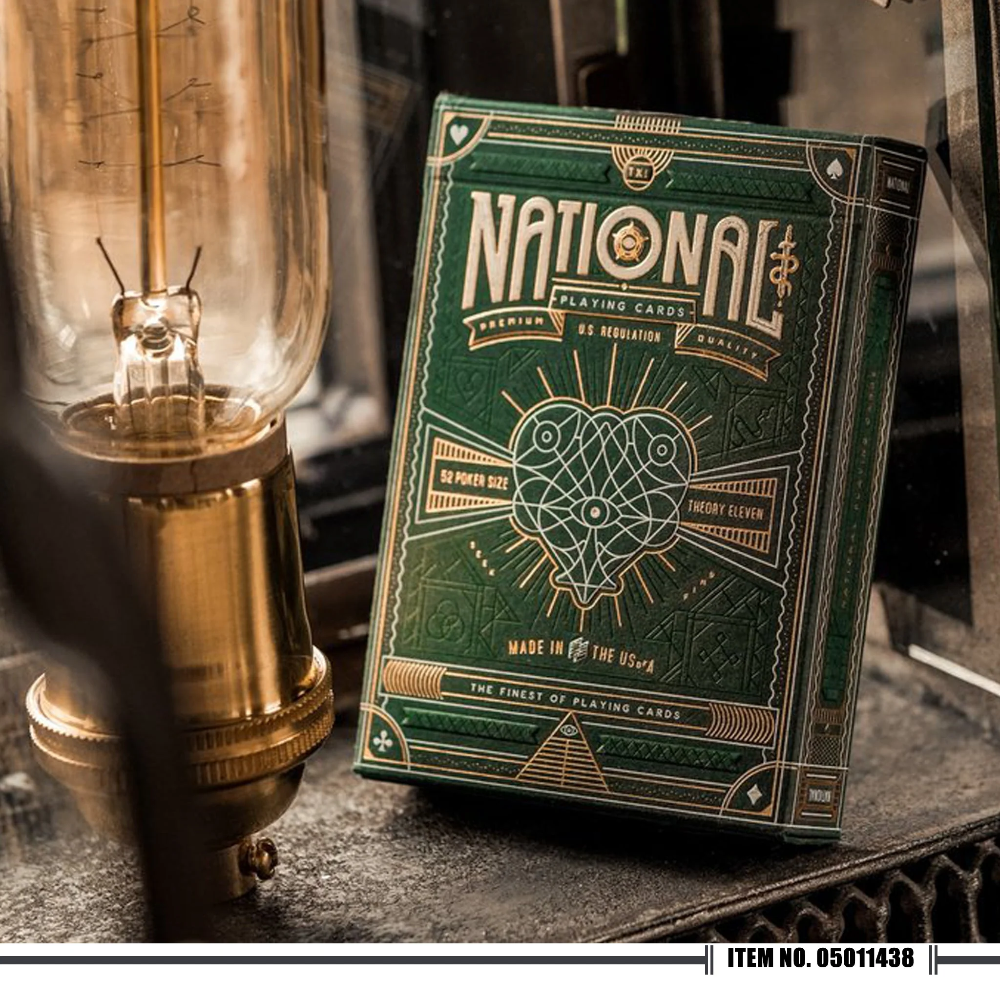 Theory 11 Green National Playing Cards - Image 2